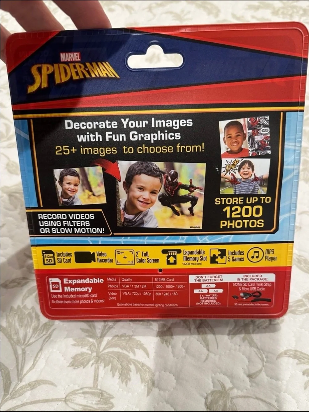 Spider-Man Digital Camera